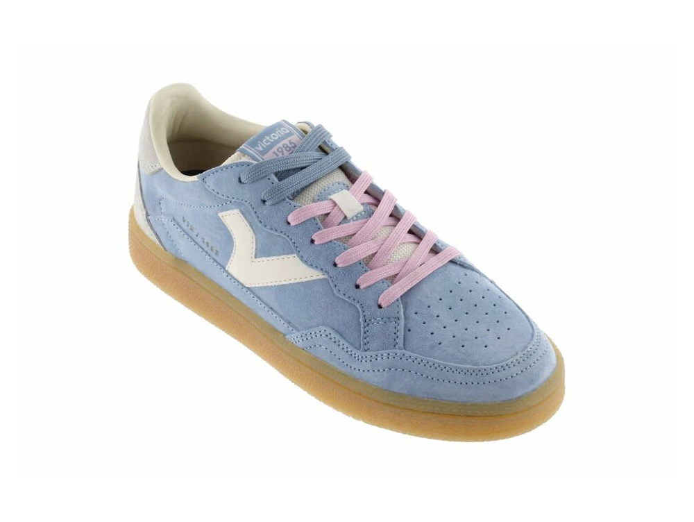 Victoria Sneakers Smash Sportive Donna Camoscio Dettagli Contrasto - immagine 3