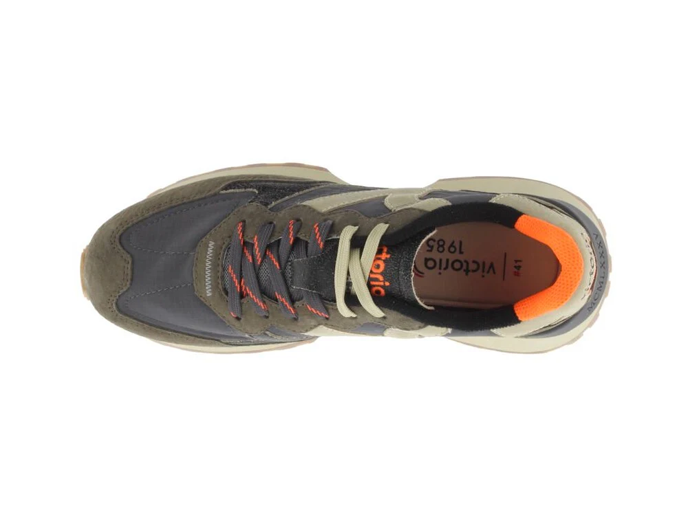 Victoria Rush Urban Sneaker Uomo Stile Running in Camoscio e Nylon - immagine 4