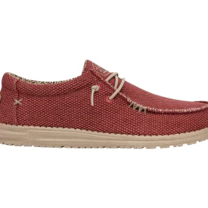 Hey Dude Scarpe Estive Wally Braided Pompeian Red
