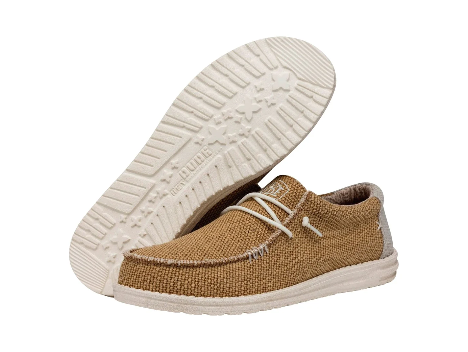 Hey Dude Scarpe Primavera Estate Wally Braided Ocra - immagine 7
